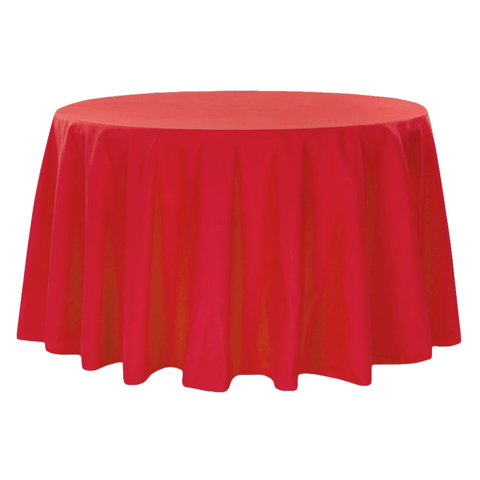 Buy Polyester 120" Round Tablecloth Red CV Linens™