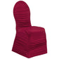 Ruched Fashion Spandex Banquet Chair Cover - Apple Red - CV Linens