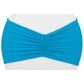 Ruffled Spandex Chair Band - Aqua Blue - CV Linens