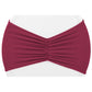Ruffled Spandex Chair Band - Burgundy - CV Linens