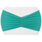 Ruffled Spandex Chair Band - Dark Turquoise - CV Linens