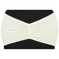 Ruffled Spandex Chair Band - Ivory - CV Linens