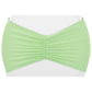 Ruffled Spandex Chair Band - Mint Green - CV Linens