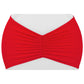 Ruffled Spandex Chair Band - Red - CV Linens