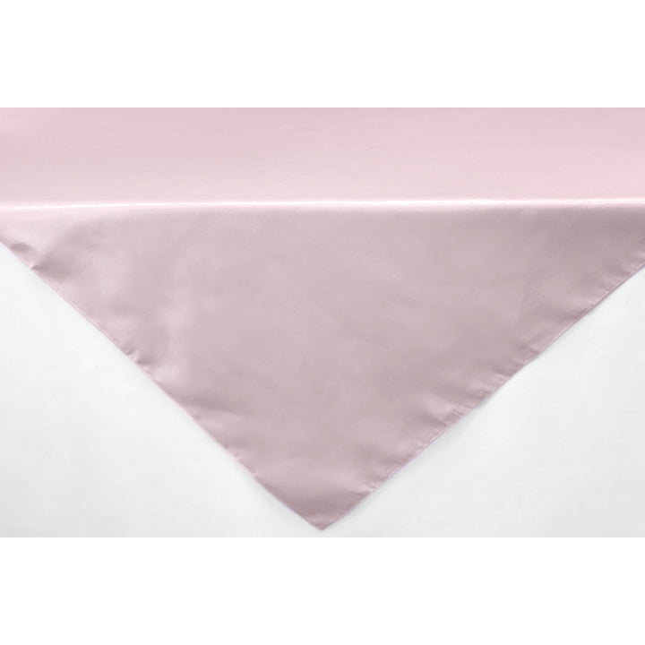 Satin Square 72"x72" Table Overlay - Pastel Pink - CV Linens