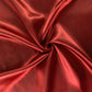 40 yds Satin Fabric Roll - Apple Red - CV Linens