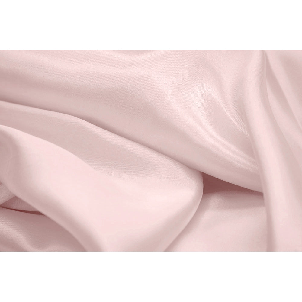 Satin Rectangular 90"x132" Tablecloth - Pastel Pink - CV Linens