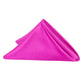 Satin Napkin 20"x20" - Magenta Violet - CV Linens