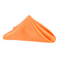 Satin Napkin 20"x20" - Orange - CV Linens