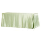 90"x156" Rectangular Satin Tablecloth - Sage Green