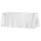 Rectangular Satin Tablecloth - White