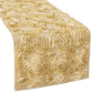 Wedding Rosette SATIN Table Runner - Gold