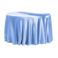Satin 120" Round Tablecloth - Cornflower/Serenity - CV Linens