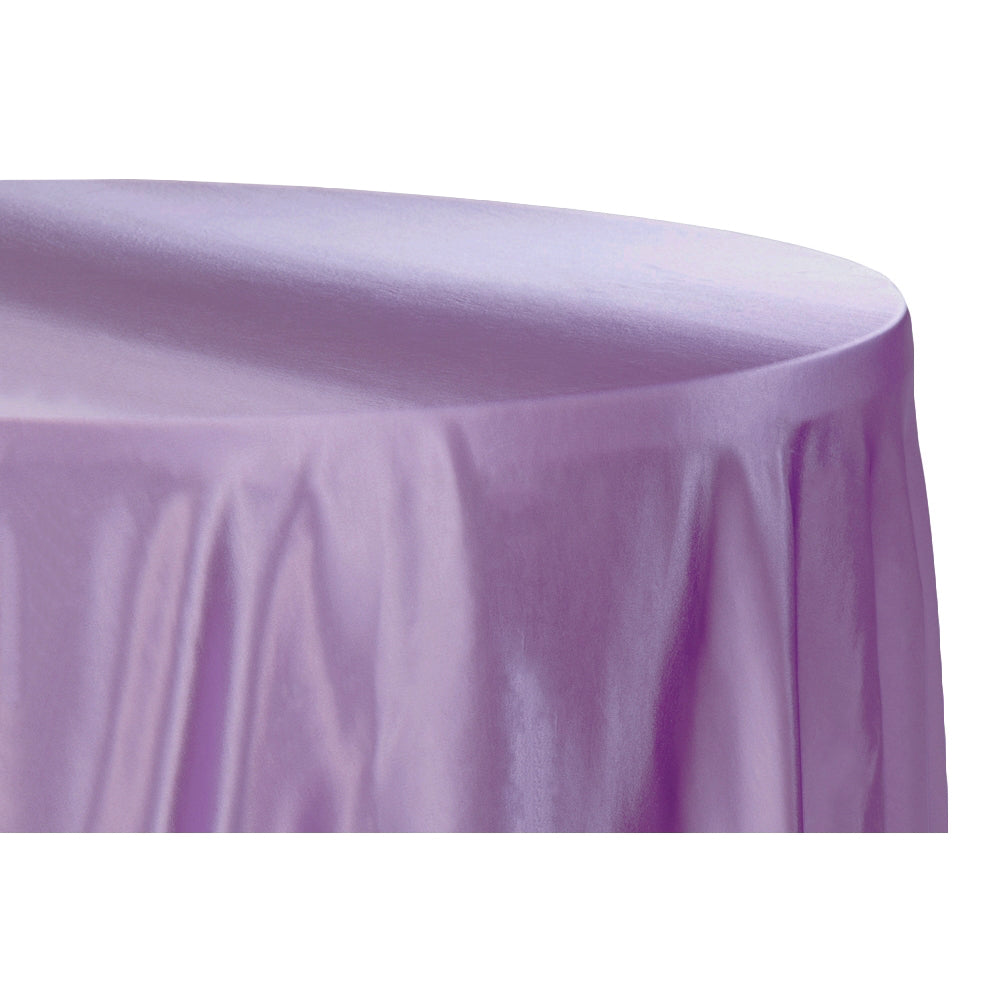Satin 120" Round Tablecloth - Victorian Lilac/Wisteria - CV Linens
