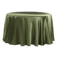 Satin 120" Round Tablecloth - Willow Green - CV Linens
