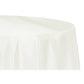 Satin 120" Round Tablecloth - Ivory - CV Linens