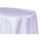 Satin 108" Round Tablecloth - Lavender - CV Linens
