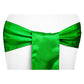 Standard Satin Chair Sash - Kelly Green - CV Linens