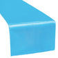Satin Table Runner - Aqua