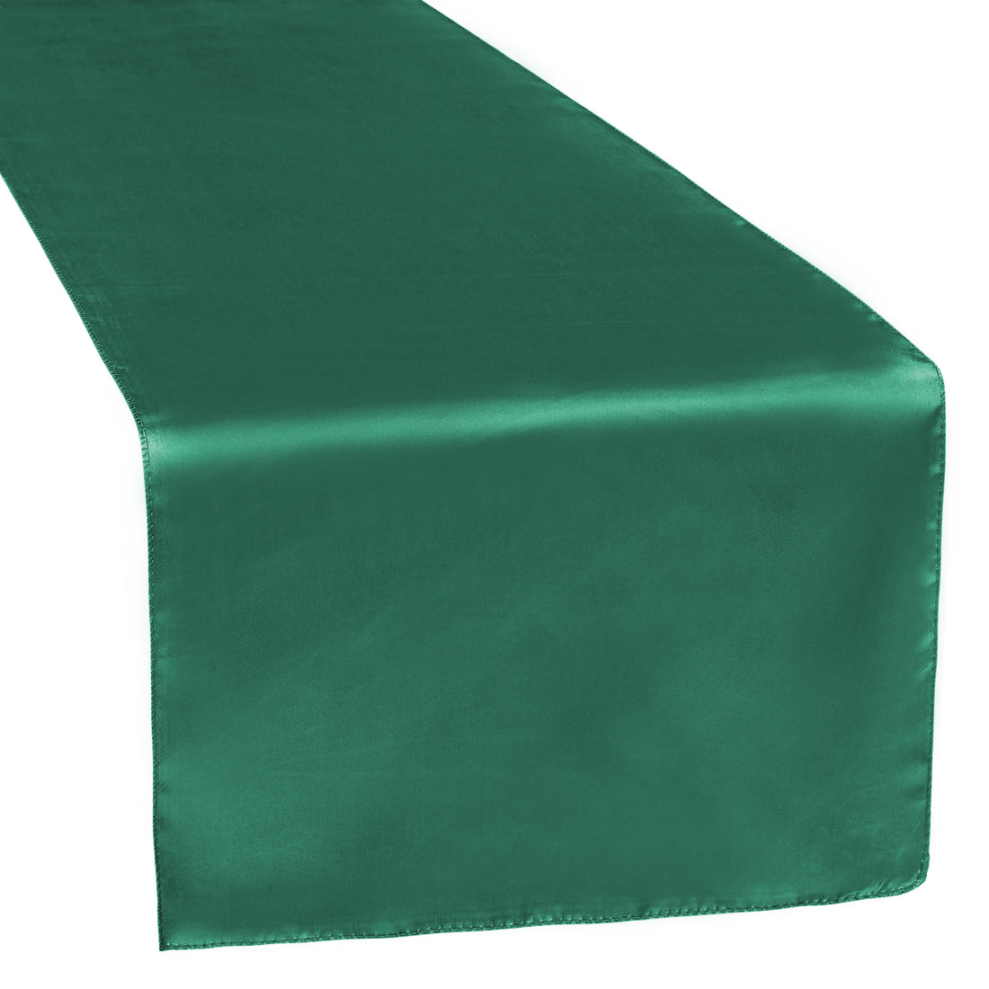 Emerald Green handwoven and handspun Table Runner main image 1