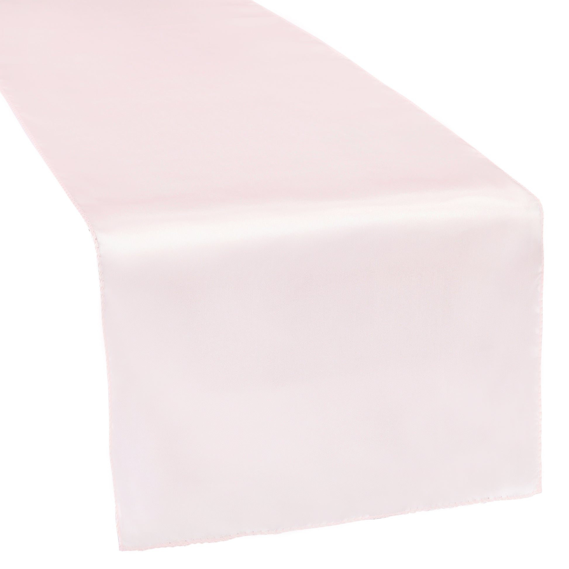 Satin Table Runner - Pastel Pink