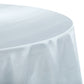 Satin 120" Round Tablecloth - Dusty Blue - CV Linens