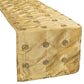 Sequin Taffeta Table Runner - Gold - CV Linens