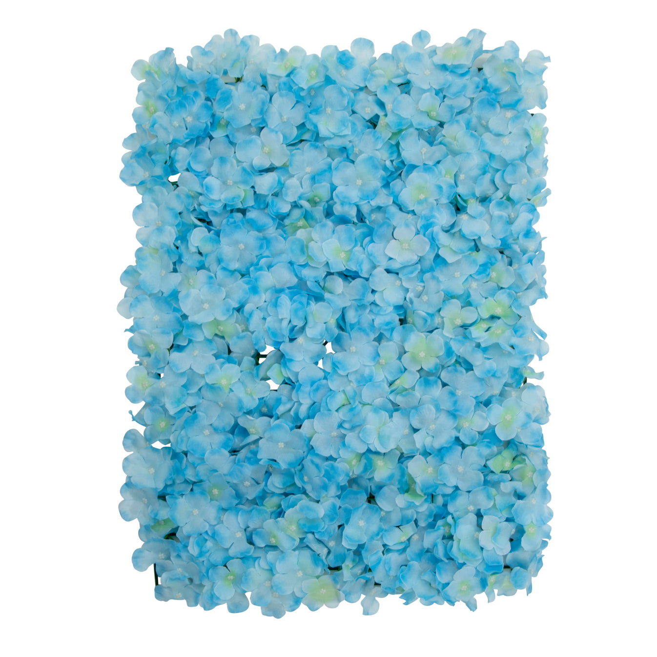 Silk Hydrangea Wall Backdrop Panel Baby Blue CV Linens