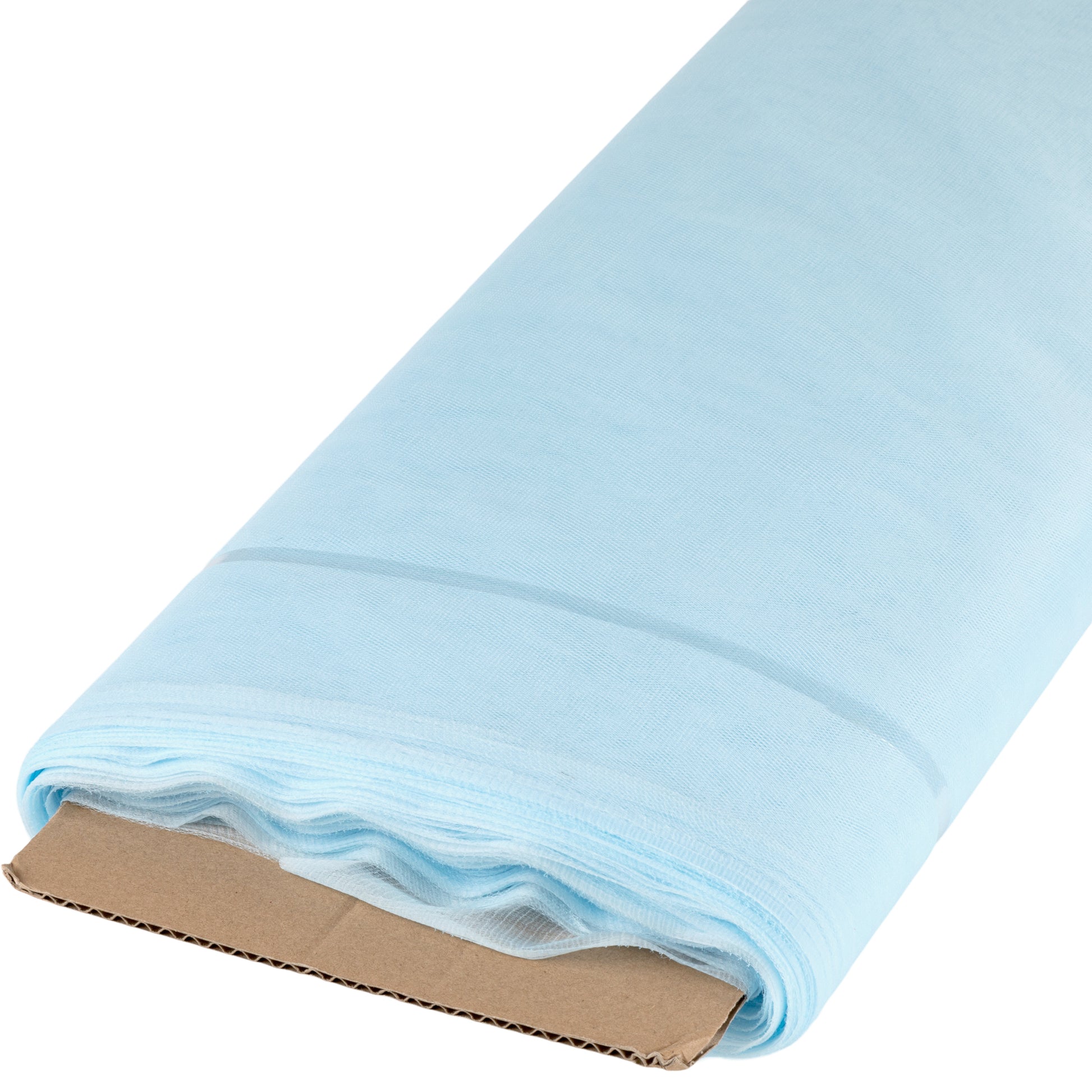 Soft Tulle Fabric Roll 54" x 40 yds - Baby Blue