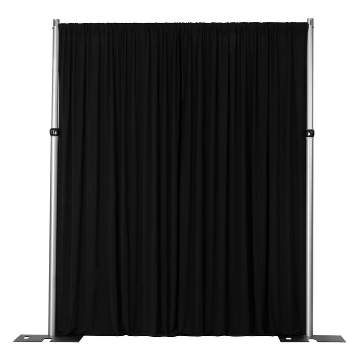 Spandex 4way Stretch Backdrop Drape Curtain 16ft H x 60" W Black CV