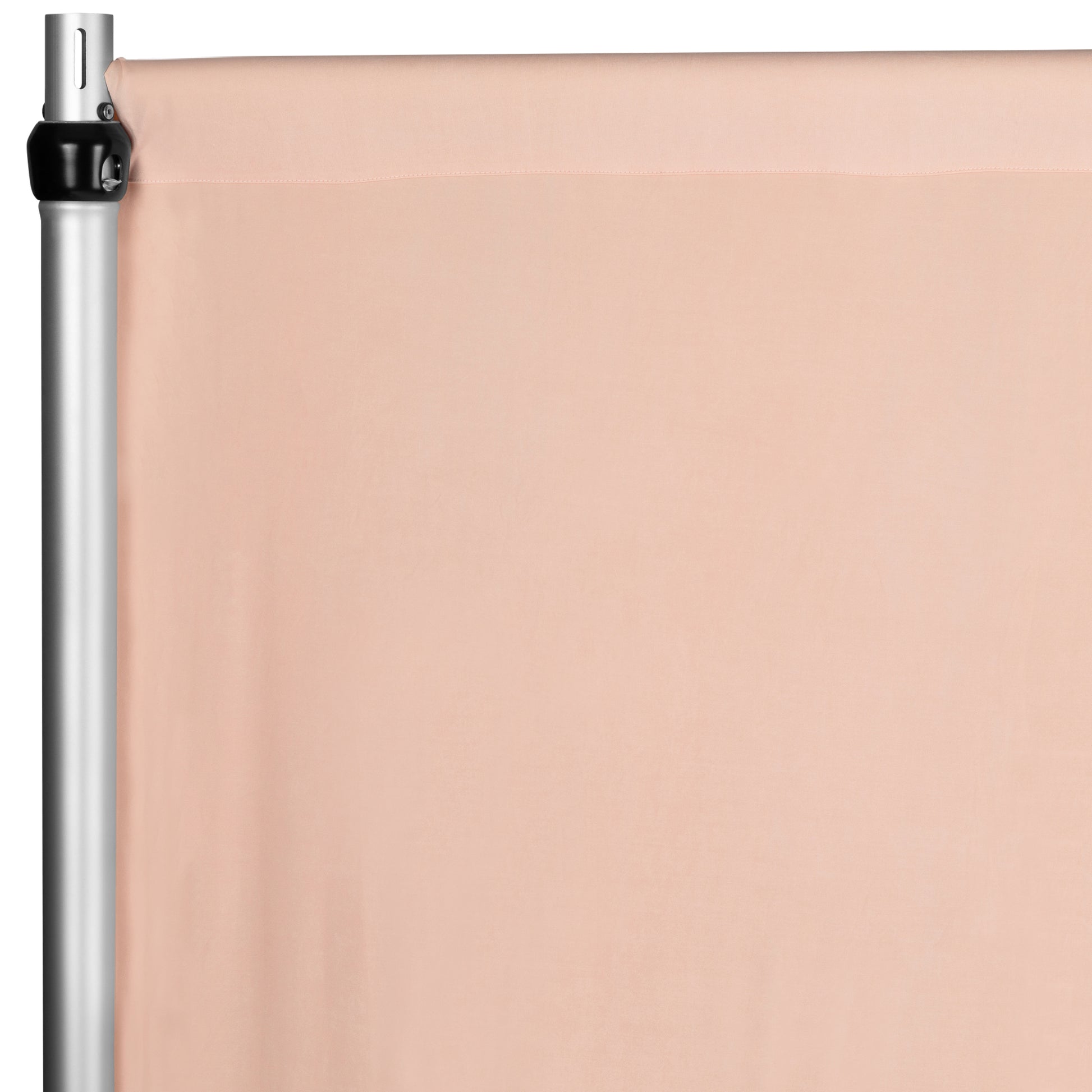 Spandex 4-way Stretch Backdrop Drape Curtain 18ft H x 60" W - Blush/Rose Gold
