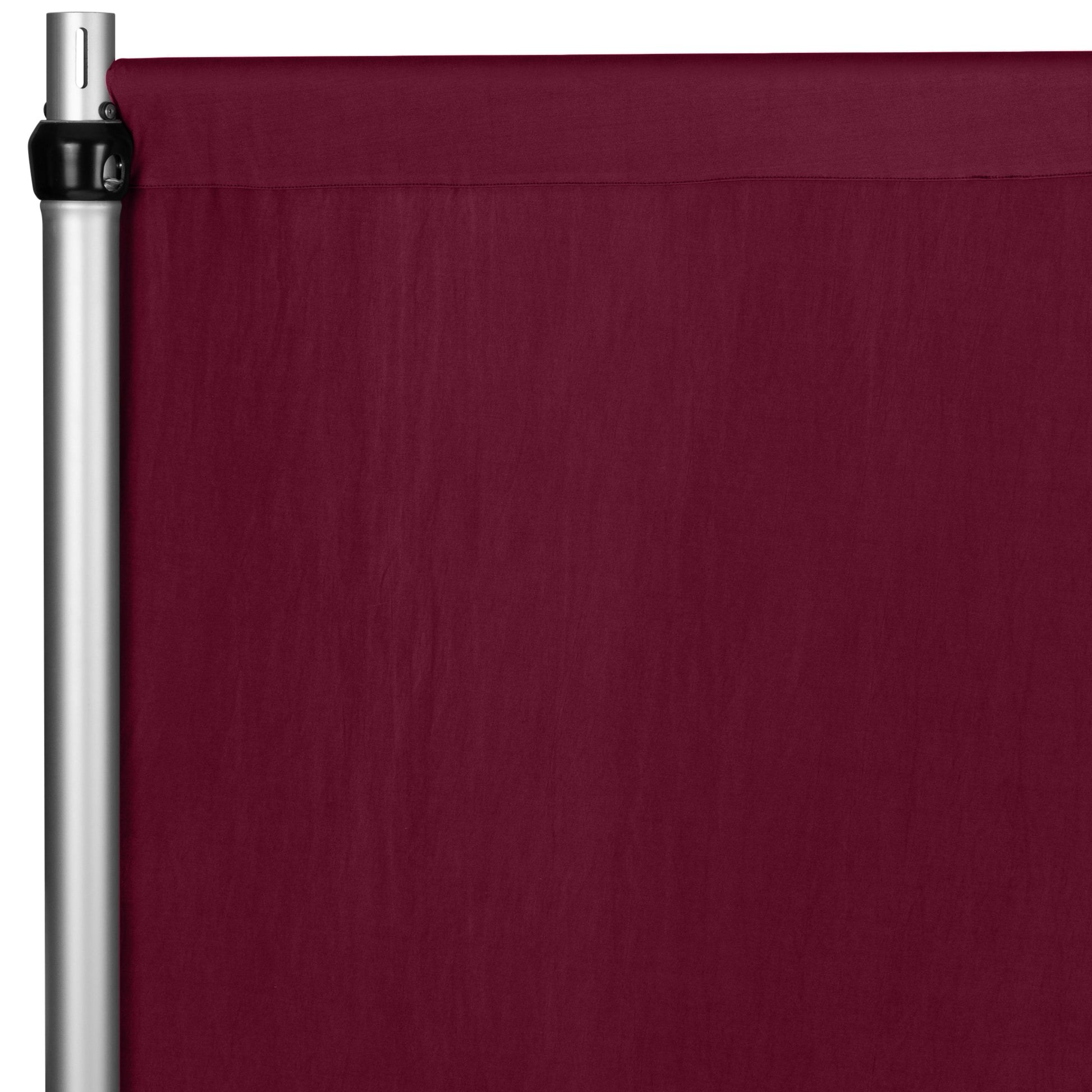 Spandex 4-way Stretch Drape Curtain 12ft H x 60" W - Burgundy - CV Linens