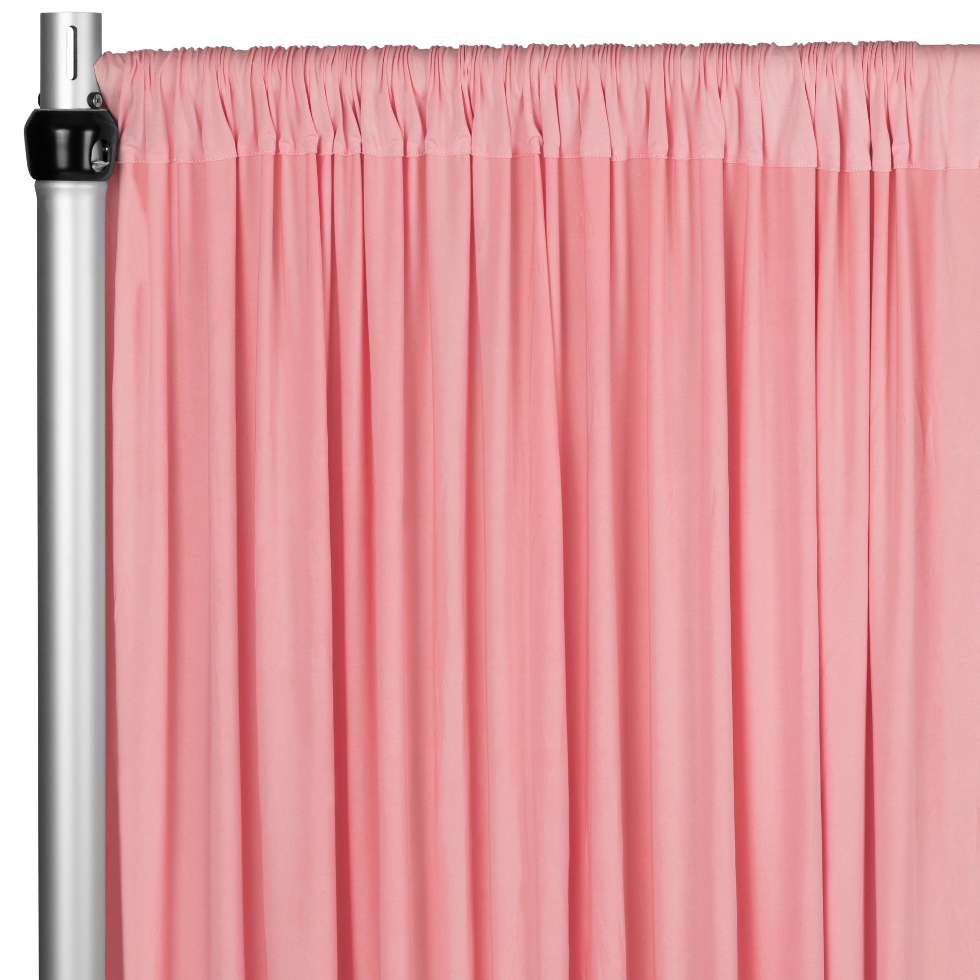 Spandex 4-way Stretch Backdrop Drape Curtain 18ft H x 60" W - Dusty Rose/Mauve