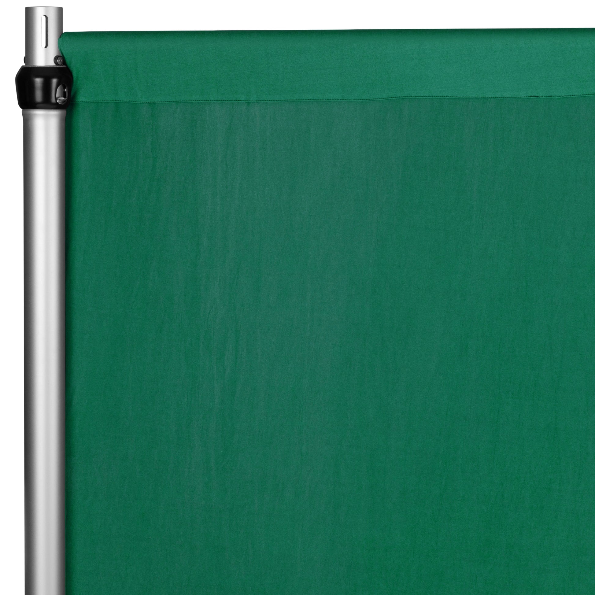 Spandex 4-way Stretch Drape Curtain 12ft H x 60" W - Emerald Green - CV Linens