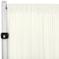 Spandex 4-way Stretch Drape Curtain 14ft H x 60" W - Ivory - CV Linens