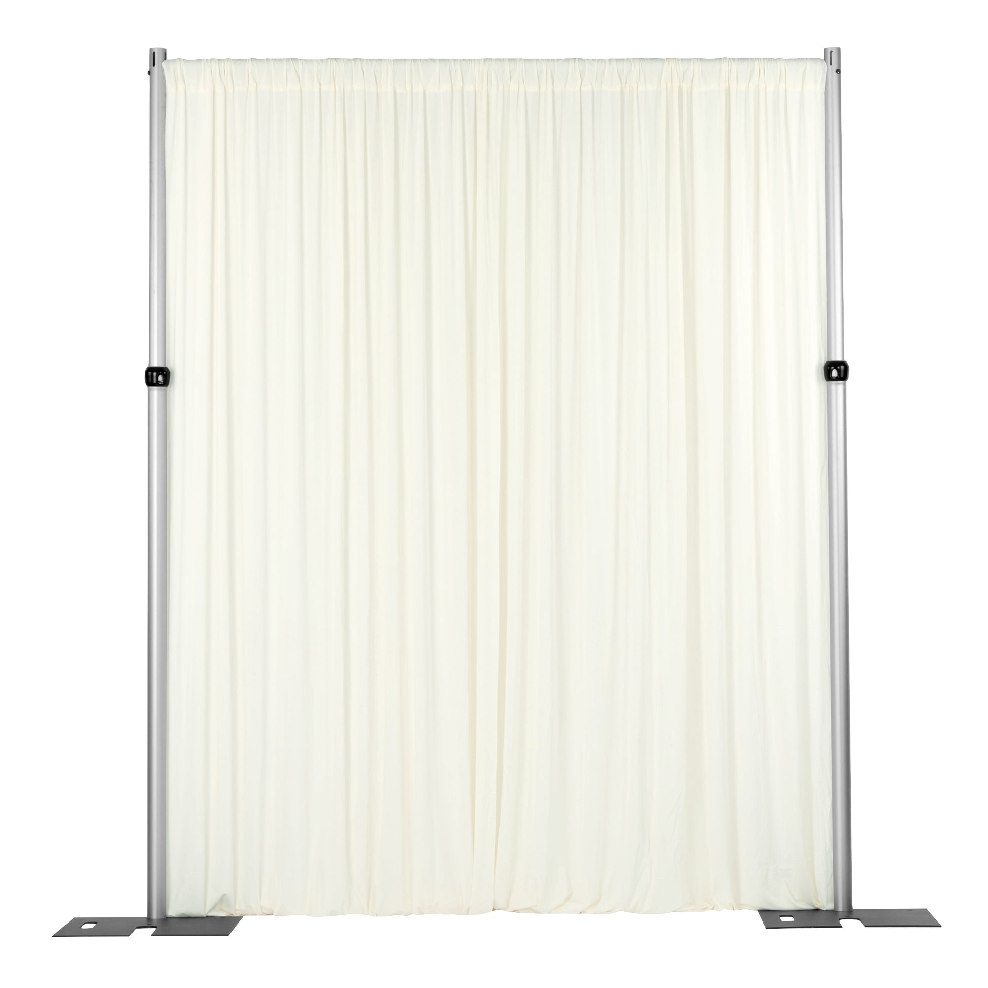 Spandex 4-way Stretch Drape Curtain 14ft H x 60" W - Ivory - CV Linens