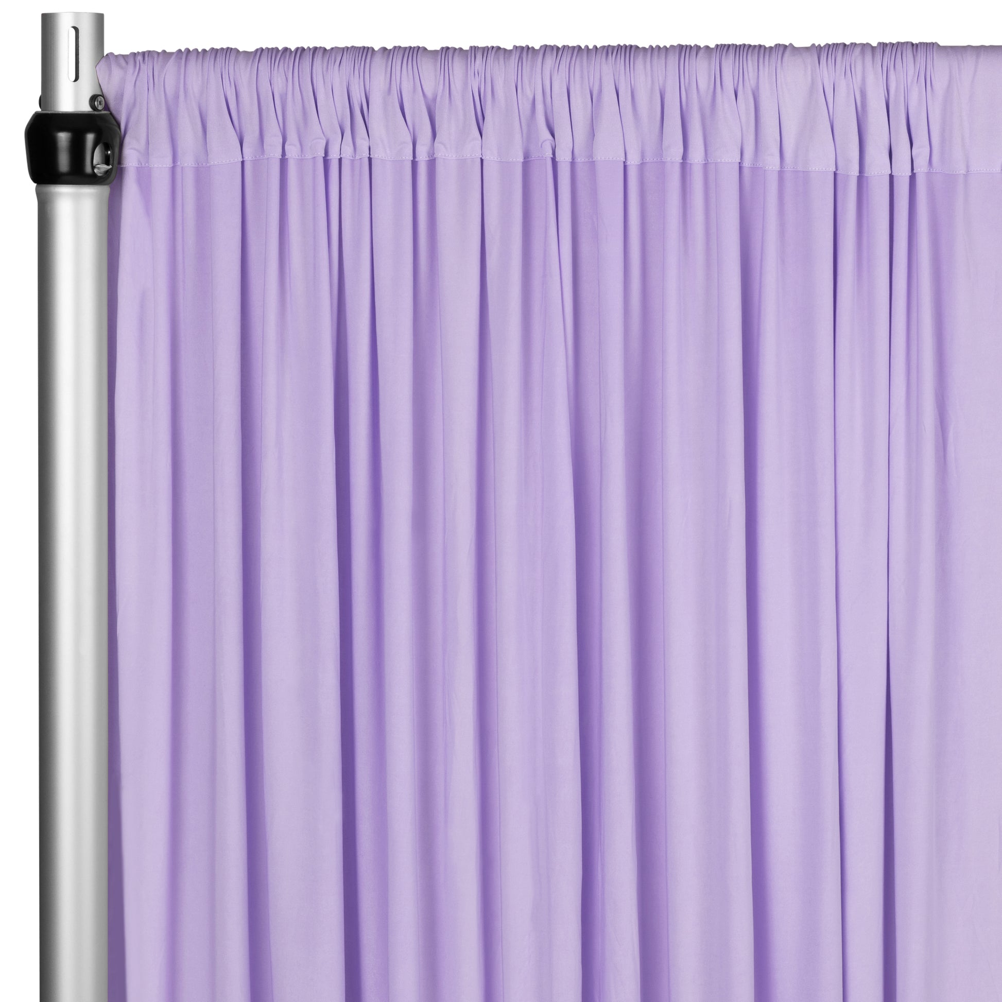 Spandex 4-way Stretch Drape Curtain 14ft H x 60" W - Lavender - CV Linens