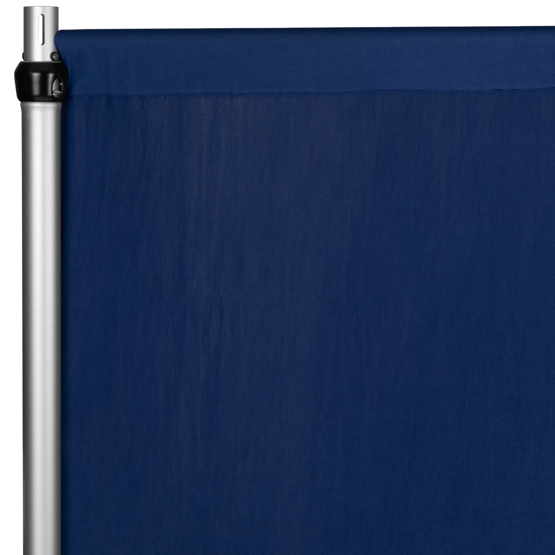 Spandex 4-way Stretch Drape Curtain 10ft H x 60" W - Navy Blue - CV Linens
