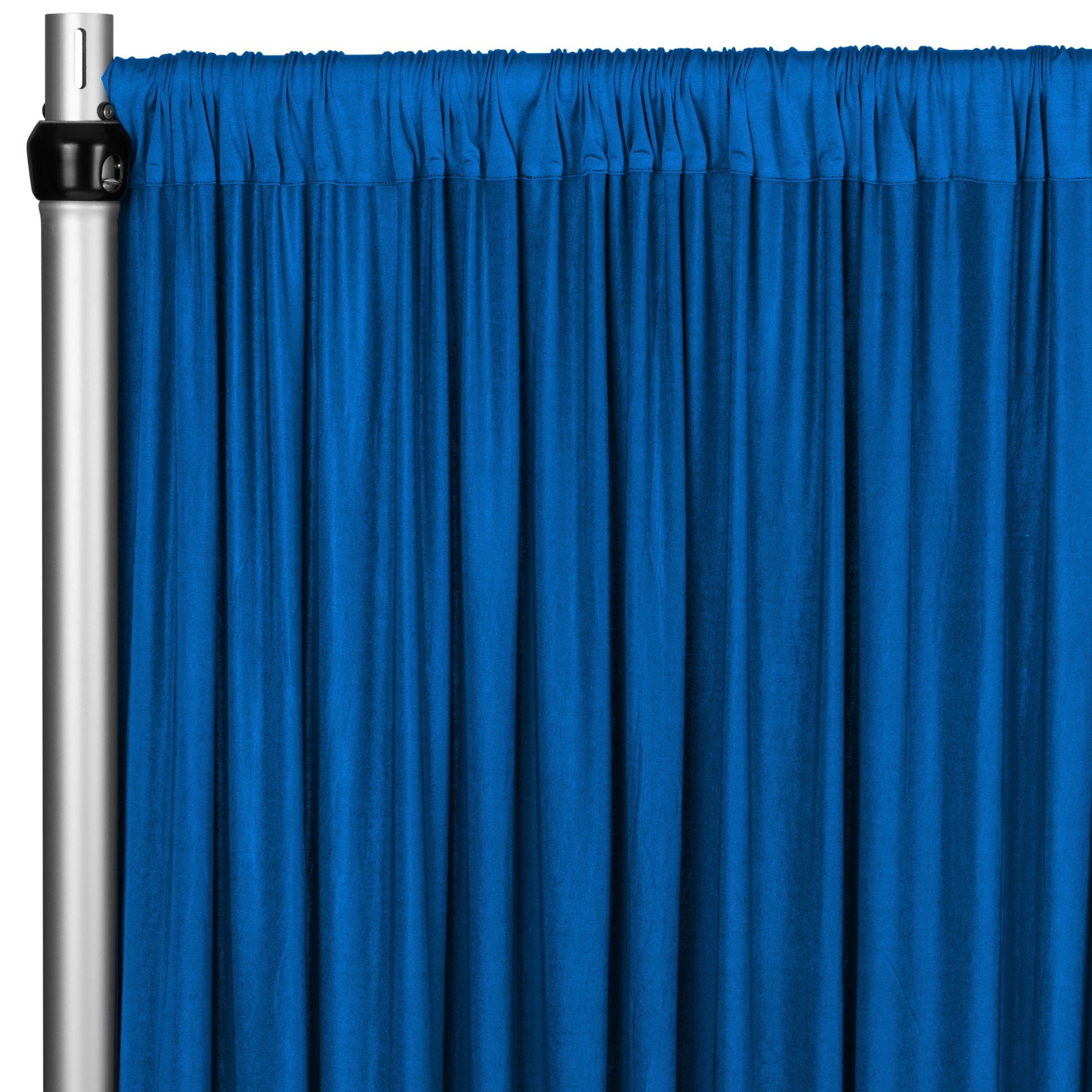 Spandex 4-way Stretch Backdrop Drape Curtain 18ft H x 60" W - Royal Blue