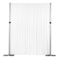 Spandex 4-way Stretch Drape Curtain 12ft H x 60" W - White - CV Linens