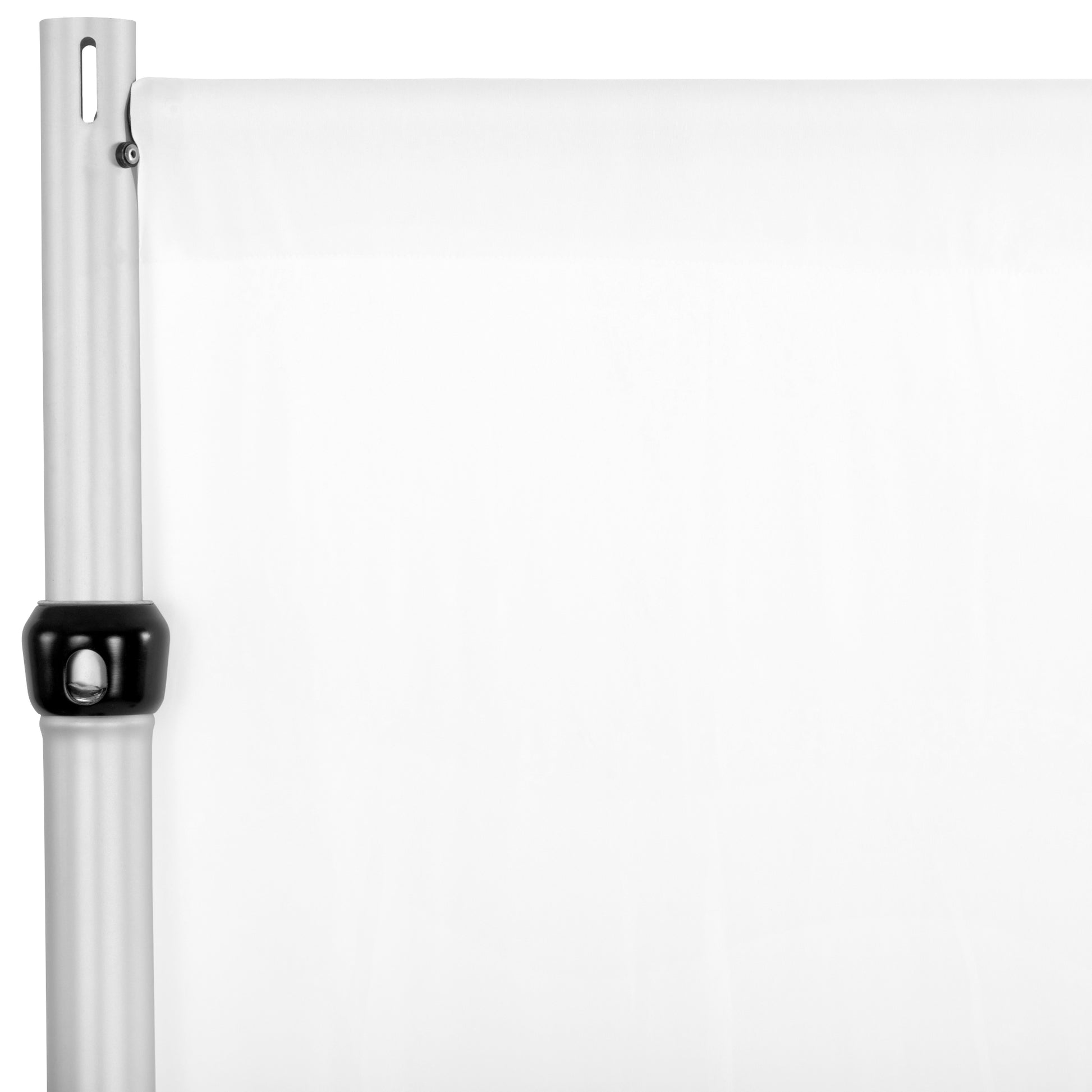 Spandex 4-way Stretch Drape Curtain 8ft H x 60" W - White - CV Linens