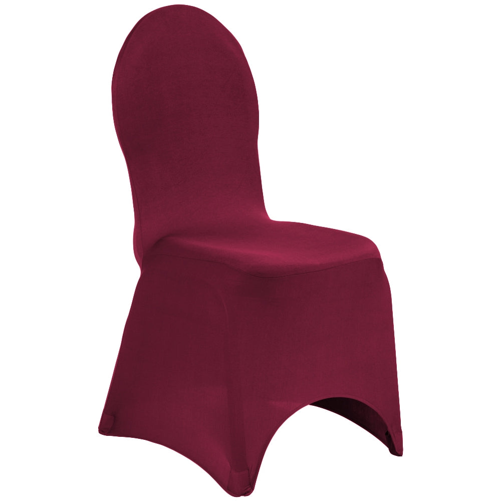 Spandex Banquet Chair Cover - Burgundy - CV Linens