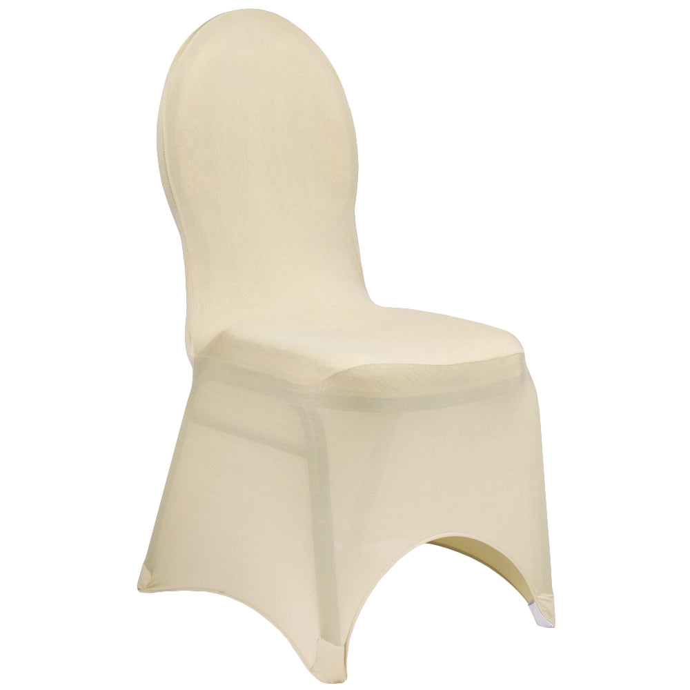 Spandex Banquet Chair Cover - Champagne - CV Linens