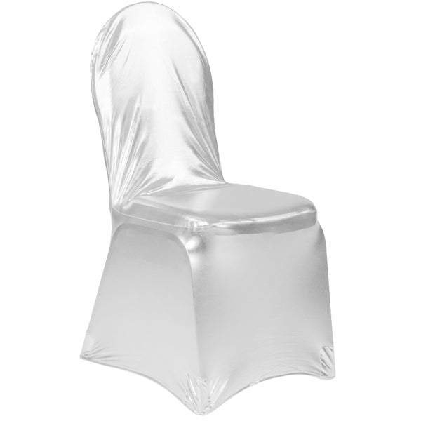 Chair Cover Grey Spandex - Mastermind Events