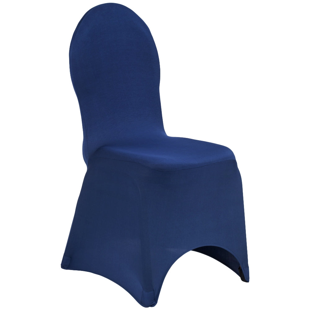 Spandex Banquet Chair Cover - Navy Blue - CV Linens