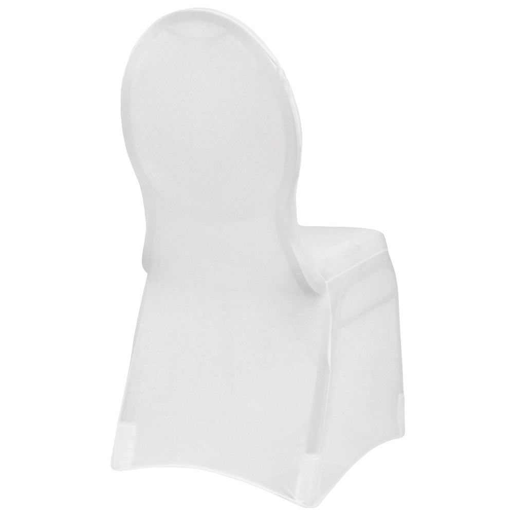 Spandex Banquet Chair Cover - White - CV Linens
