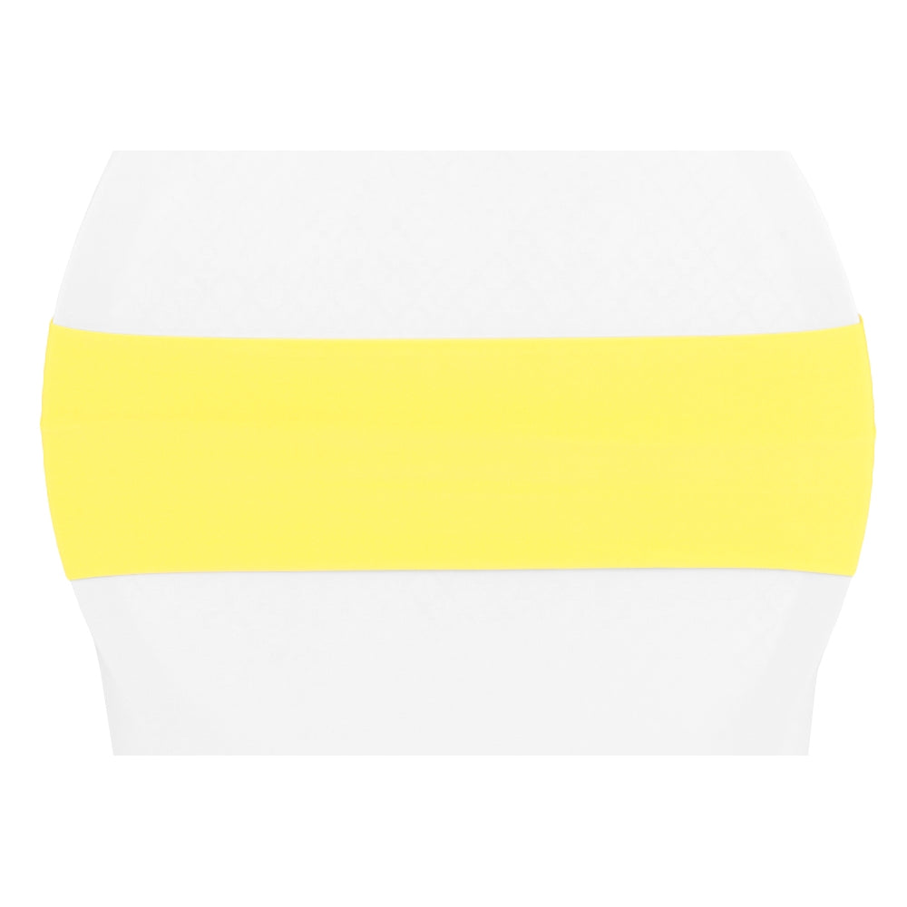 Spandex Chair Band - Bright Yellow - CV Linens