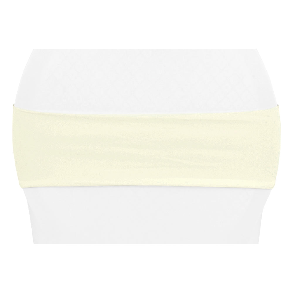 Spandex Chair Band - Ivory - CV Linens