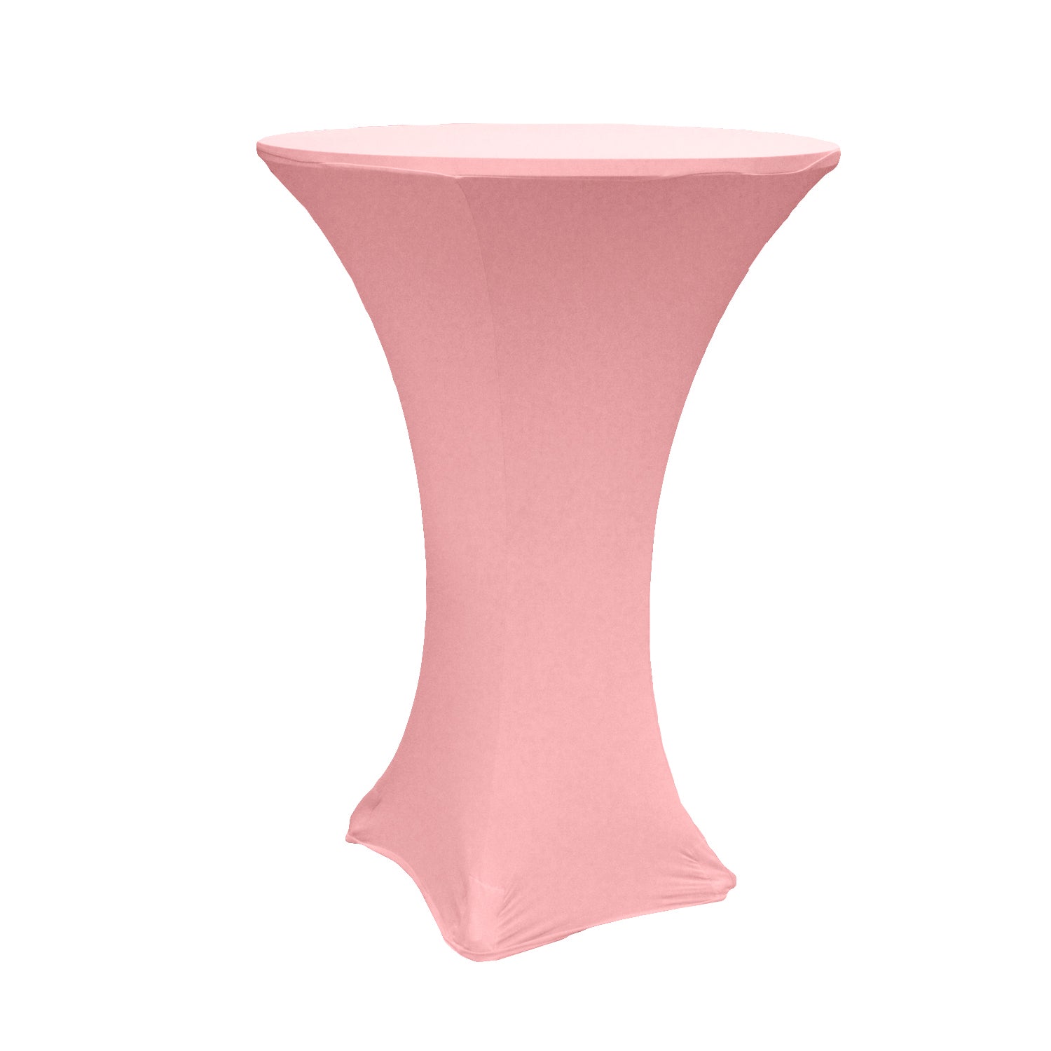 Spandex Cocktail Table Cover 30" Round - Dusty Rose/Mauve - CV Linens