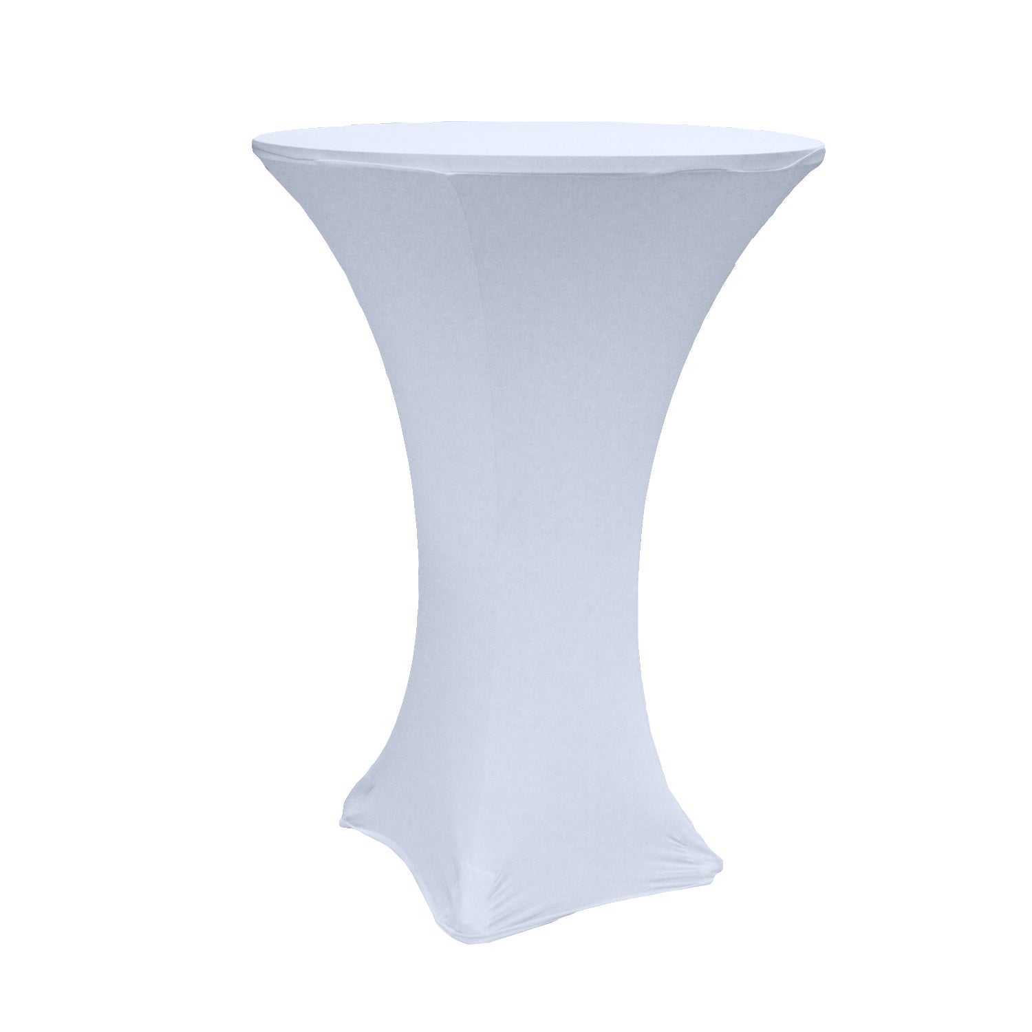 Spandex Cocktail Table Cover 30" Round - Dusty Blue - CV Linens